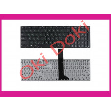 Клавиатура для ноутбука ASUS X501, X550, X552, X750 series rus, black, без рамки, без креплений