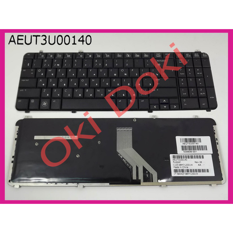 Клавиатура для ноутбука HP Pavilion dv6-1000 dv6-2000 черная var1 Клавиатура для ноутбука HP Pavilion dv6-1000 dv6-2000 черная var1