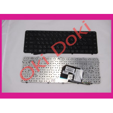 Клавиатура для ноутбука HP Pavilion dv6-3000 черная с черной рамкой вертикальный Enter type 3 Orig