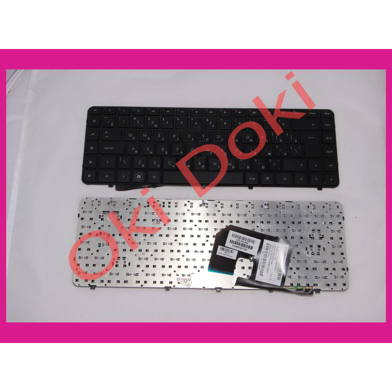 Клавиатура для ноутбука HP Pavilion dv6-3000 черная с черной рамкой вертикальный Enter type 3 Orig Клавиатура для ноутбука HP Pavilion dv6-3000 черная с черной рамкой вертикальный Enter type 3 Orig