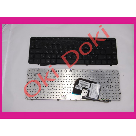 Клавиатура для ноутбука HP Pavilion dv6-3000 черная с черной рамкой вертикальный Enter type 3 Orig