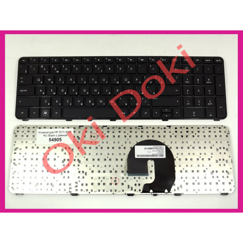 Клавиатура для ноутбука HP Pavilion dv7-4000 c рамк