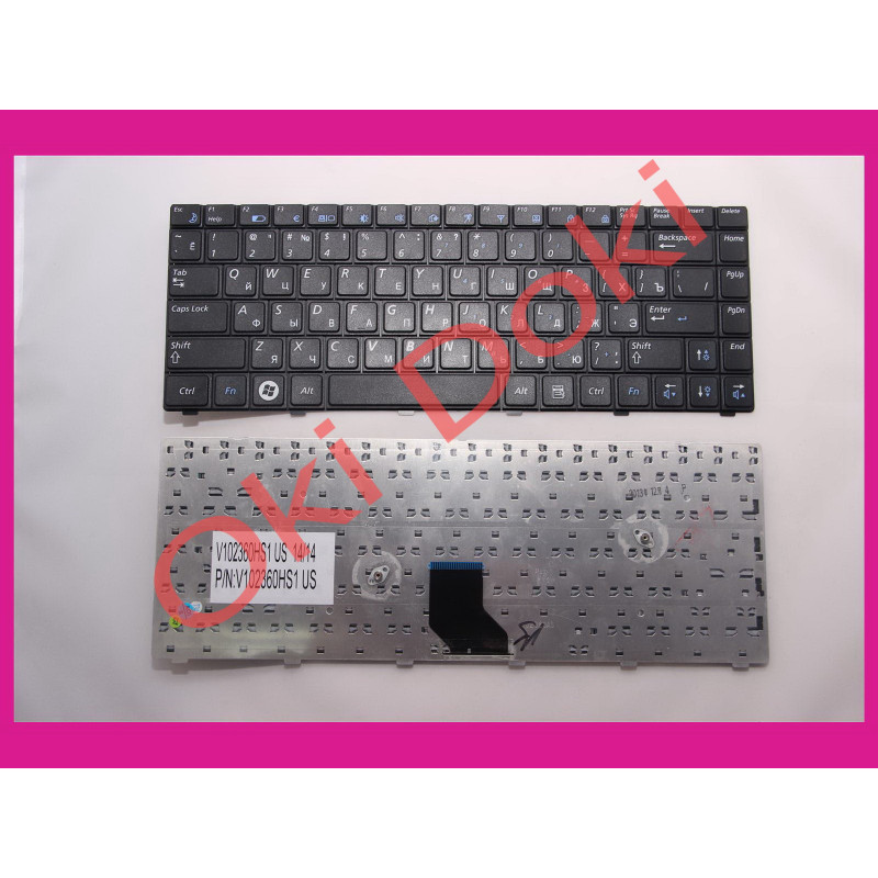 Клавиатура для ноутбука Samsung R518 R520 R522 черная BA59-02486H type 1 Клавиатура для ноутбука Samsung R518 R520 R522 черная BA59-02486H type 1