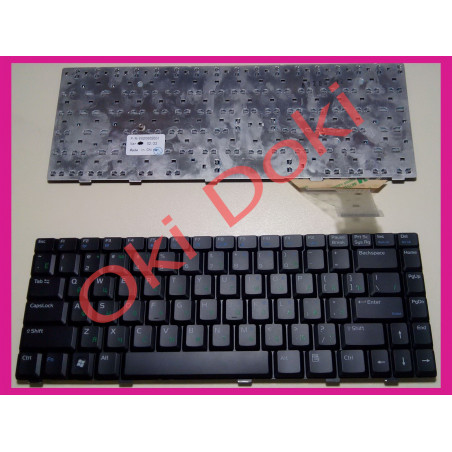 Клавіатура для ноутбука Asus W3 W3J A8 F8 F8S N80 X80 чорна