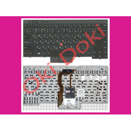 Клавіатура для ноутбука Lenovo T430 T430I X230 T530 L430 L530 W530 чорна
