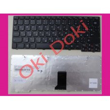 Клавиатура для ноутбука Lenovo IdeaPad S205 U160 U165 Серая рамка