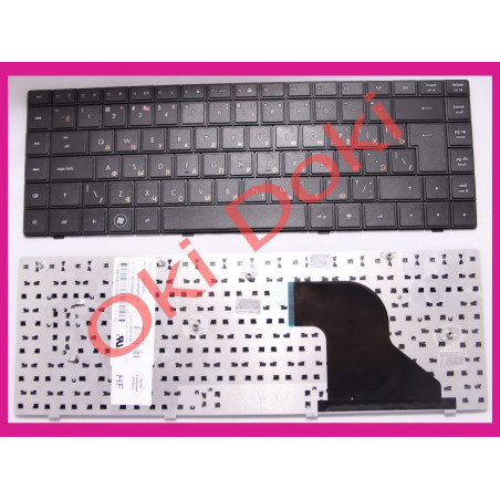 Клавіатура для ноутбука HP Compaq 625 620 621 чорна, УЦІНКА російські літери частина червоного кольору