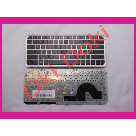 Клавіатура для ноутбука HP DM3-1000, DM3-2000, DM3, DM3T, DM3Z RU Black бронзова рамка