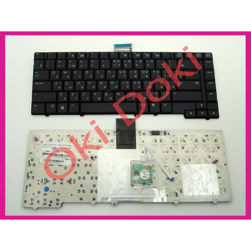 Клавіатура для ноутбука HP Elitebook 6930, 6930P RU Black