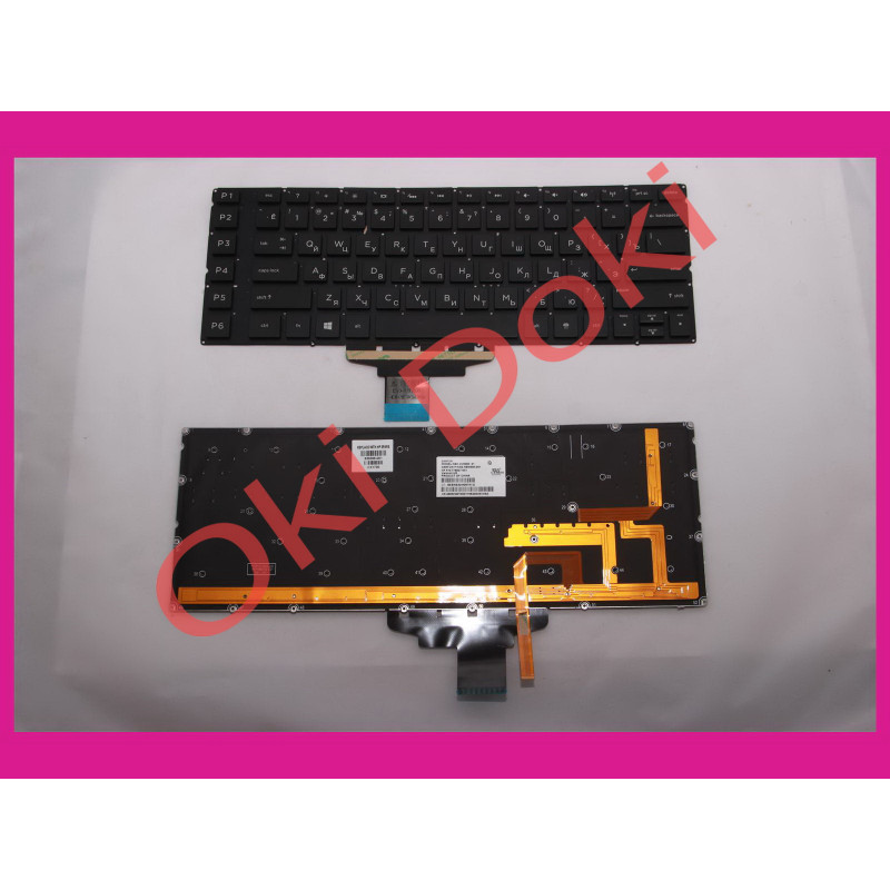 Клавиатура для ноутбука HP Omen 15-5, 15t-5 series rus, black, подсветка клавиш Клавиатура для ноутбука HP Omen 15-5, 15t-5 series rus, black, подсветка клавиш