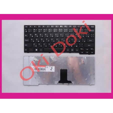 Клавіатура для ноутбука Lenovo IdeaPad S10-3 S10-3s S100 S110 black frime e10-30 type 2 ентер горизонтальний