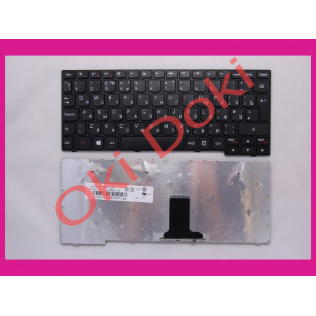 Клавіатура для ноутбука Lenovo IdeaPad S10-3 S10-3s S100 S110 black frime e10-30 type 3 ентер вертикальний