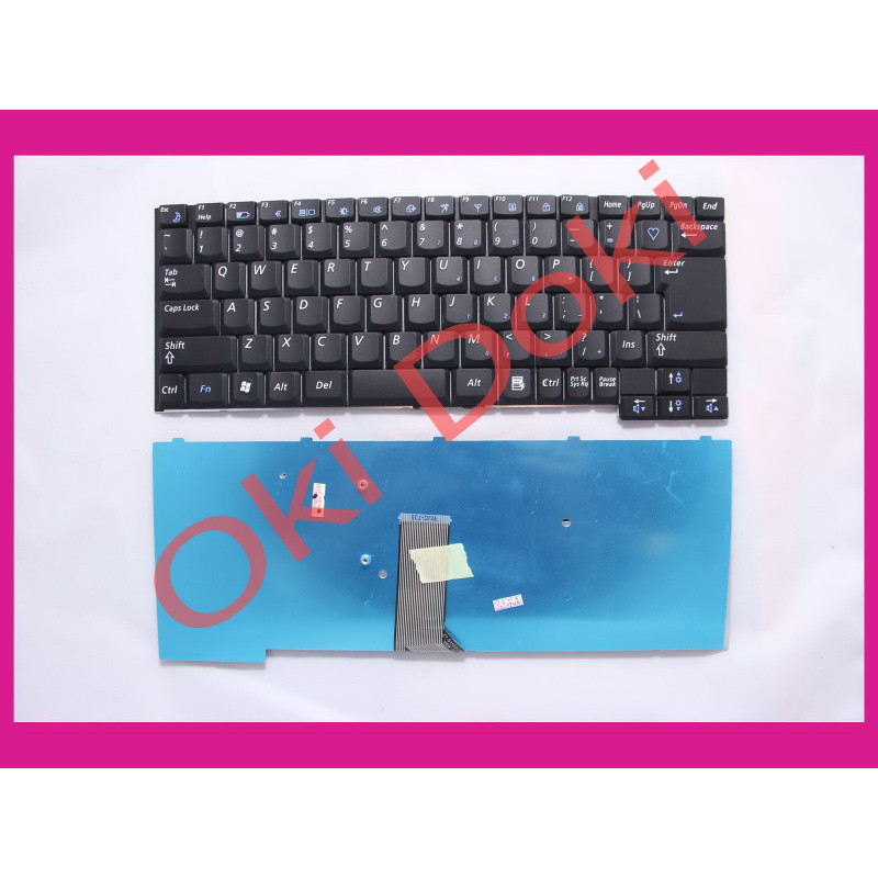 Клавиатура для ноутбука Samsung R510 R560 R60 R70 P510 P560 черная BA59-02295L АНГЛИЙСКАЯ РАСКЛАДКА