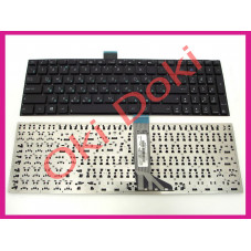 Клавіатура для ноутбука ASUS X502, X551, X553, X555, S500, S550, TP550, V500 rus, black, без рамки, без кріплення type 2