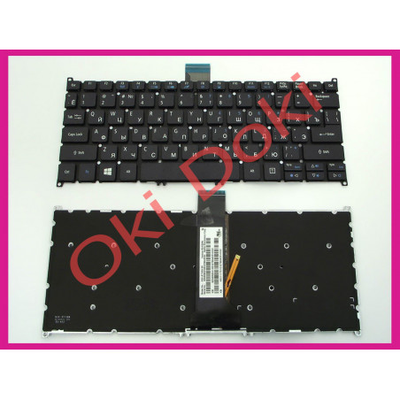 Клавиатура для ноутбука Acer V5-121 V5-123 V5-122 V5-131 V5-171 S5-391 V5-122P V5-132 с подсветкой