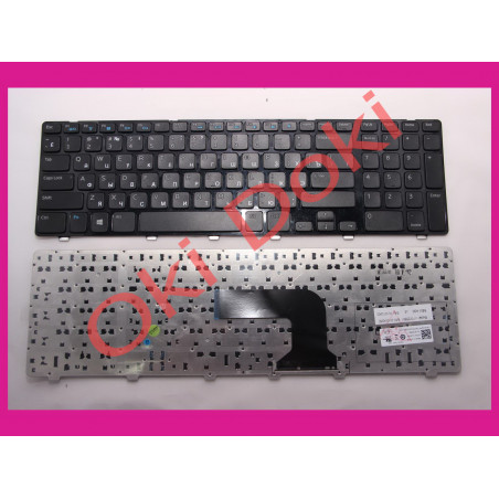 УЦЕНКА!Клавиатура для ноутбука Dell Inspiron 3721 5721 5737 3737 черная небольшие потертости на рамки с зади