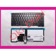 Клавіатура для ноутбука LENOVO ThinkPad Edge T431S, T440, T440P, T440S,E431, E440, T450, T460, TS440 rus, black, підсвітка