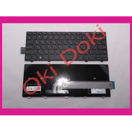 Клавіатура для ноутбука Dell Inspiron Dell 14-3000,14-5000, 3442, 3441, 3451, 3458, 3445, 3446, 3447, 5445,5442,5447,544