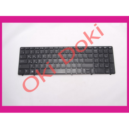 Клавиатура для ноутбука HP Probook 6560B 6565b 6570b 6575b Elitebook 8560p 8570 черная рамка