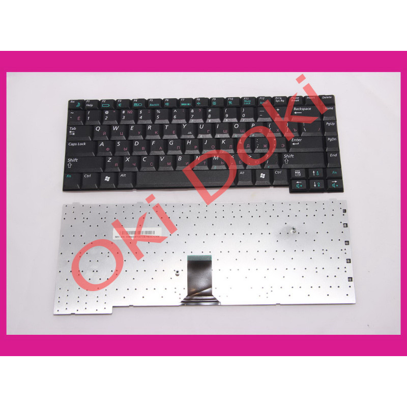 Клавиатура для ноутбука SAMSUNG R50, R55 rus, black Клавиатура для ноутбука SAMSUNG R50, R55 rus, black