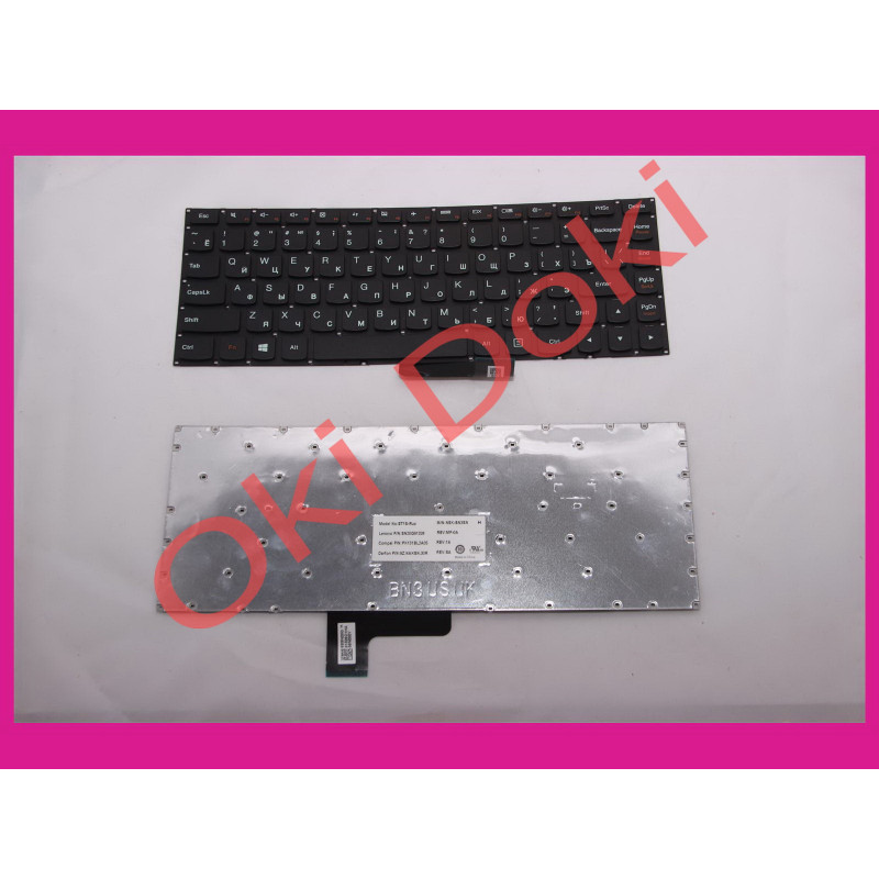 Клавиатура для ноутбука LENOVO (Yoga-2 13) E31-70, E31-80 rus, black, без рамки