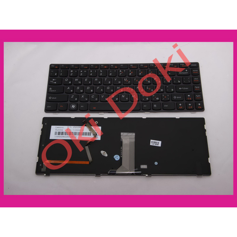 Клавиатура для ноутбука LENOVO Y480, Y485 rus, black Клавиатура для ноутбука LENOVO Y480, Y485 rus, black