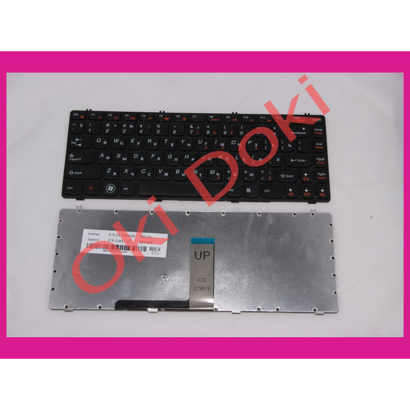 Клавиатура для ноутбука LENOVO Y470, Y471, y475 rus, black Клавиатура для ноутбука LENOVO Y470, Y471, y475 rus, black