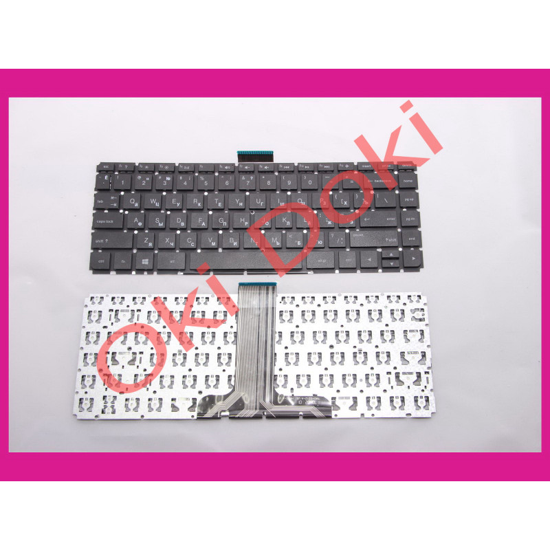 Клавіатура для ноутбука HP 13-s black