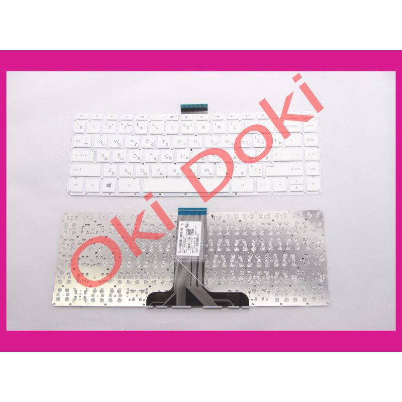 Клавіатура для ноутбука HP 13-s white