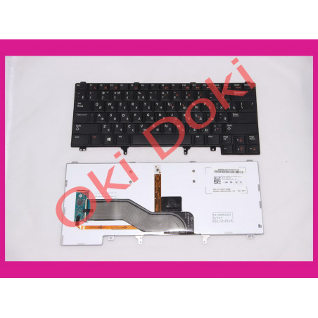 Клавіатура для ноутбука Dell Latitude E6320 E6420 E5420 E6430 e6230 чорна type 4 з підсвіткою
