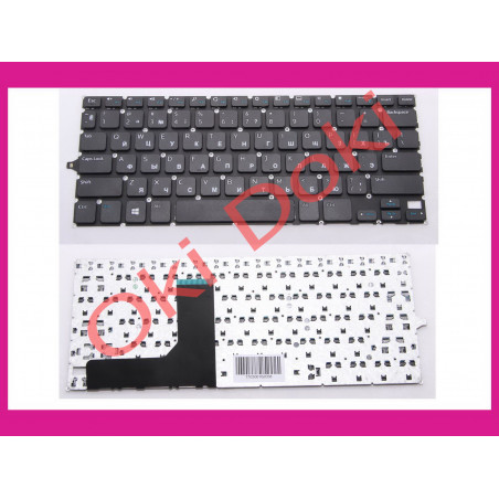 Клавіатура для ноутбука DELL Inspiron 3147, 3148 rus, black, без рамки