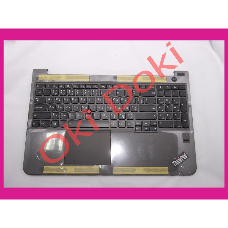 Клавіатура для ноутбука Lenovo ThinkPad S531, S540 rus, black, topcase з підсвіткою, з тачпадом