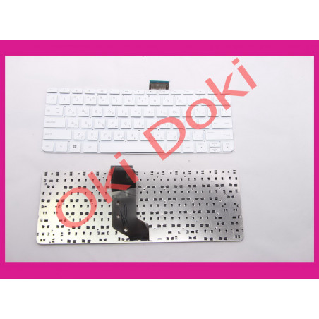 Клавіатура для ноутбука HP Pavilion 11-d 11-r 11-p 11-y 11-n rus, white