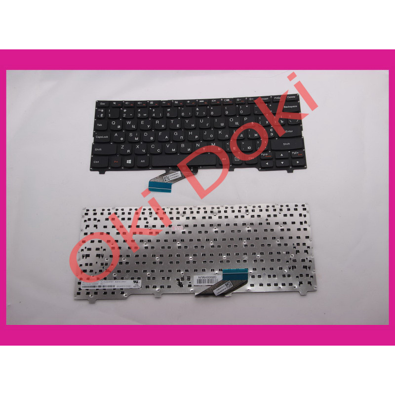 Клавіатура для ноутбука LENOVO (IdeaPad 110S-11IBR) rus, black