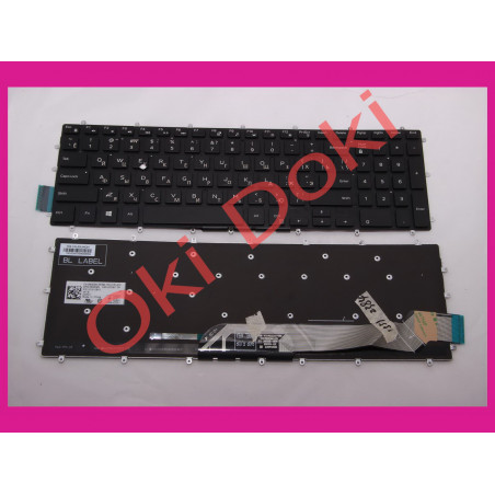 Клавиатура для ноутбука DELL Inspiron 15-5565 5567 5568 5587 5665 7566 7567 7569 7588 17-5765 5767 5770 5775 rus, black