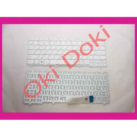 Клавіатура для ноутбука Lenovo IdeaPad 100s-11IBY white