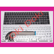 Клавіатура для ноутбука HP ProBook 4540S 4545S із сірою рамкою OEM