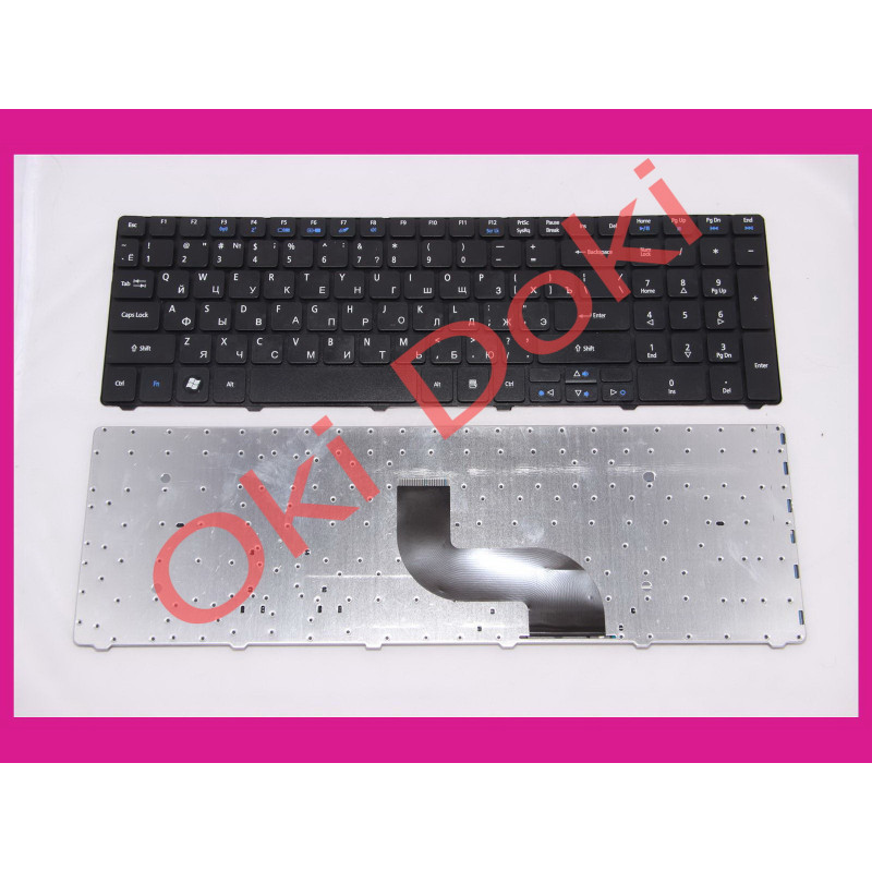 Клавіатура для ноутбука Acer Aspire 5236 5336 5410 5538 5553 5810 5800 5536 eMachines E440 E640 E730 G640 чорна Клавіатура для ноутбука Acer Aspire 5236 5336 5410 5538 5553 5810 5800 5536 eMachines E440 E640 E730 G640 чорна
