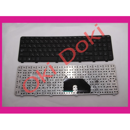 Клавіатура для ноутбука HP Pavilion dv6-6000 series чорна з рамкою (маленький пробіл)