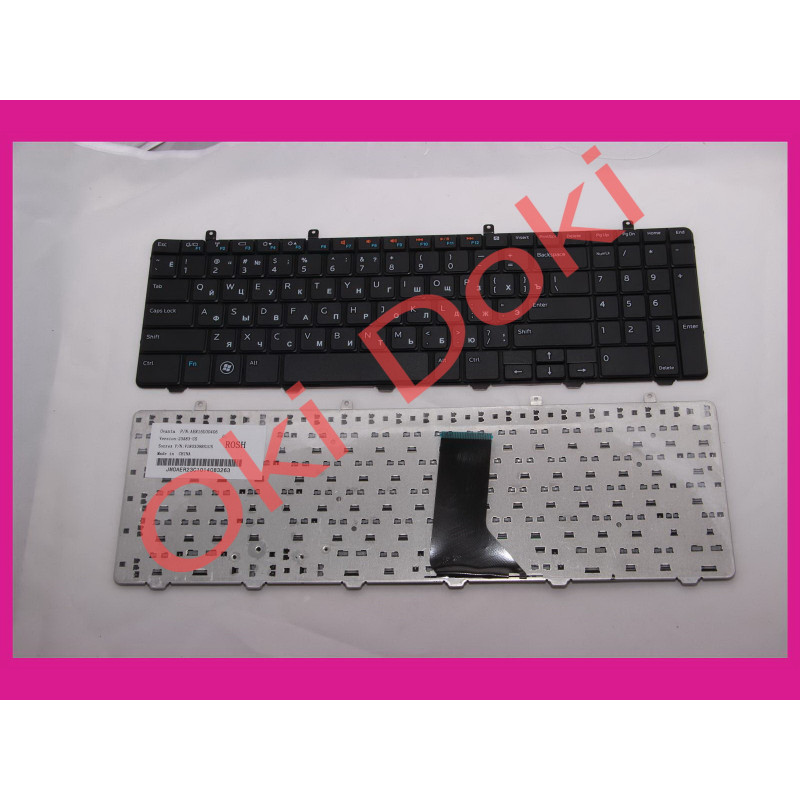Клавіатура для ноутбука Dell Inspiron 1564 rus, black type 2