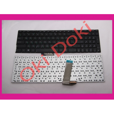 Клавиатура для ноутбука Asus X502, X553, X555, S500, S550, TP550 R556, V500 rus, black, без рамки,без крепежа oem