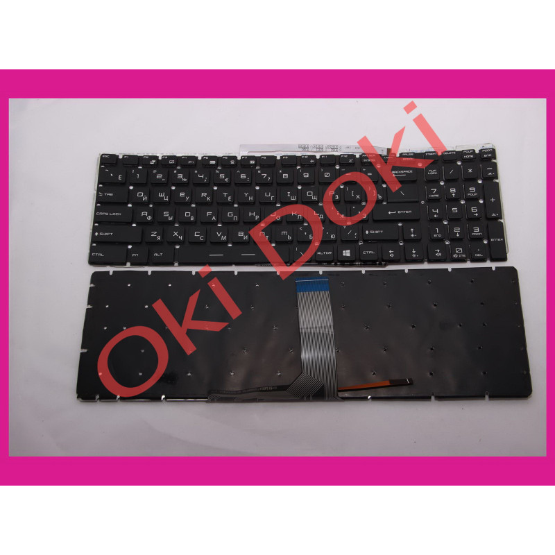 Клавіатура для ноутбука MSI GT62 GT72 GE62 GE72 GS60 GS70 GL62 GL72 GP62 GT72S CX62 з підсвіткой