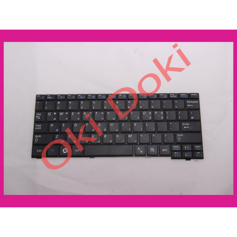 Клавиатура для ноутбука Samsung X120 X118 черная BA59-02584C ENG + Ру наклейки Клавиатура для ноутбука Samsung X120 X118 черная BA59-02584C ENG + Ру наклейки