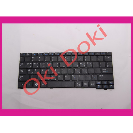 Клавиатура для ноутбука Samsung X120 X118 черная BA59-02584C ENG + Ру наклейки