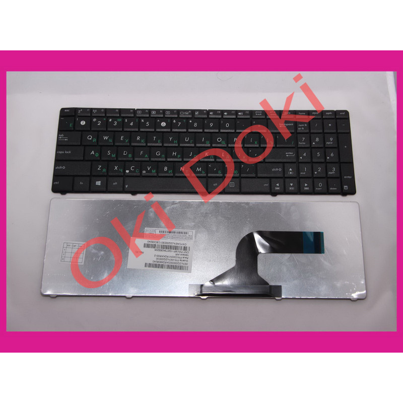 Клавіатура для ноутбука Asus A52 K52 X54 N53 N61 N73 N90 P53 X54 X55 X61 із чорною рамкою N53 version Orig Клавіатура для ноутбука Asus A52 K52 X54 N53 N61 N73 N90 P53 X54 X55 X61 із чорною рамкою N53 version Orig