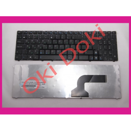 Клавиатура для ноутбука Asus A52 K52 X54 N53 N61 N73 N90 P53 X54 X55 X61 с черной рамкой K52 version Orig