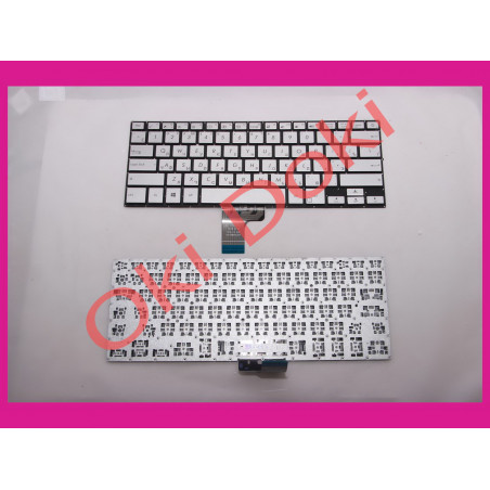 Клавиатура для ноутбука ASUS (GX500, NX500 series) rus, silver