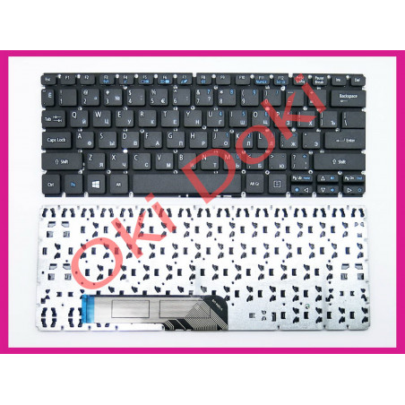 Клавиатура для ноутбука ACER Aspire switch 12 SW5-271 (RU Black без рамки)