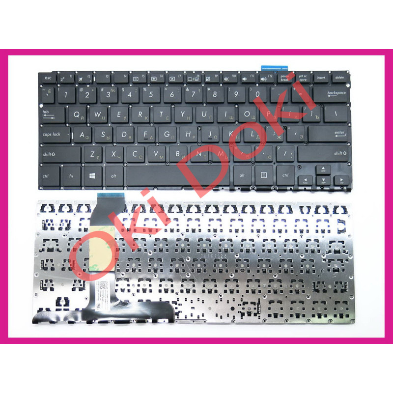 Клавиатура для ноутбука ASUS UX360 UX360C UX360CA UX360CAK (RU Black без рамки) type 1