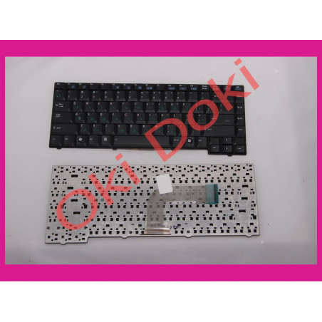 Клавіатура для ноутбука ASUS A3A/E/H/F/V, A4, A4000, A7, F5, G2, M9, R20, X50, Z8, Z8000, rus, black, шлейф праворуч Asus